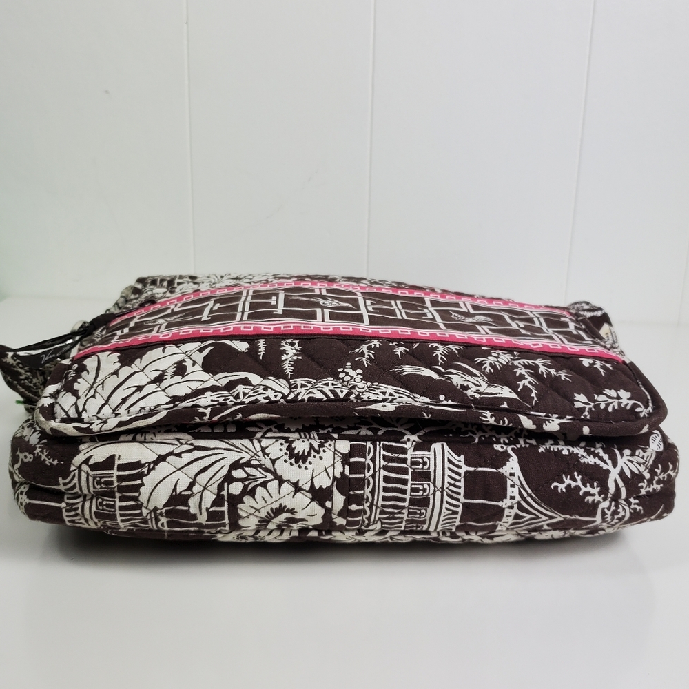 Vera Bradley Brown floral and bird schoolbag - Picture 3 of 12